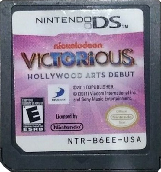 Victorious: Hollywood Arts Debut cartridge for Nintendo DS (DS) adventure simulation video game