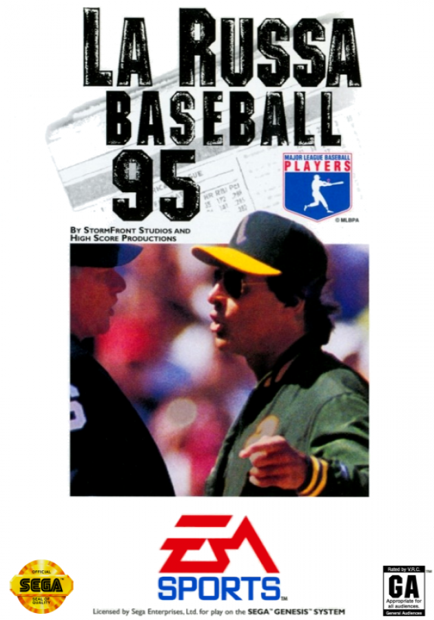 La Russa Baseball 95 cover art for Sega Genesis (GEN) video game