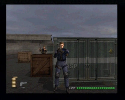 WinBack: Covert Operations – PlayStation 2 (PS2) video game gameplay, tactical shooter.