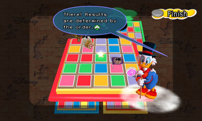Disneys Party for GameCube featuring family friendly board game style mini games with Disney characters gameplay screenshot
