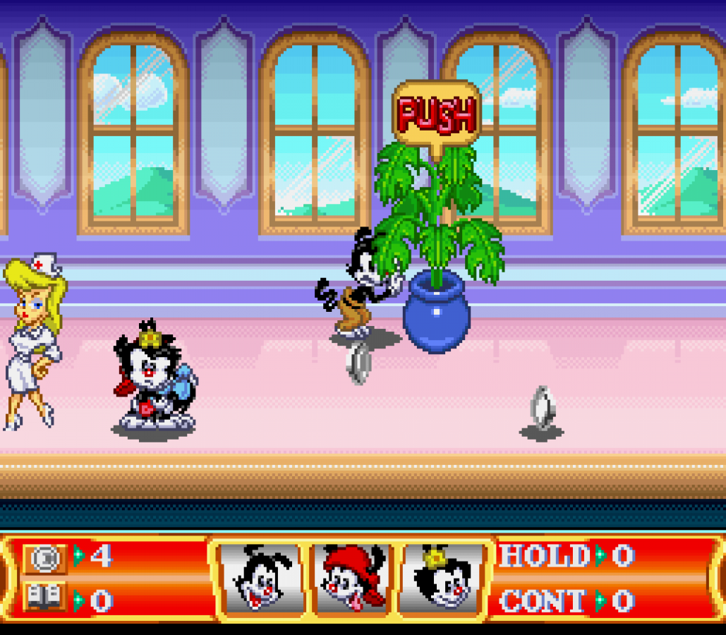 Animaniacs gameplay for Super Nintendo Entertainment System (SNES) retro video game