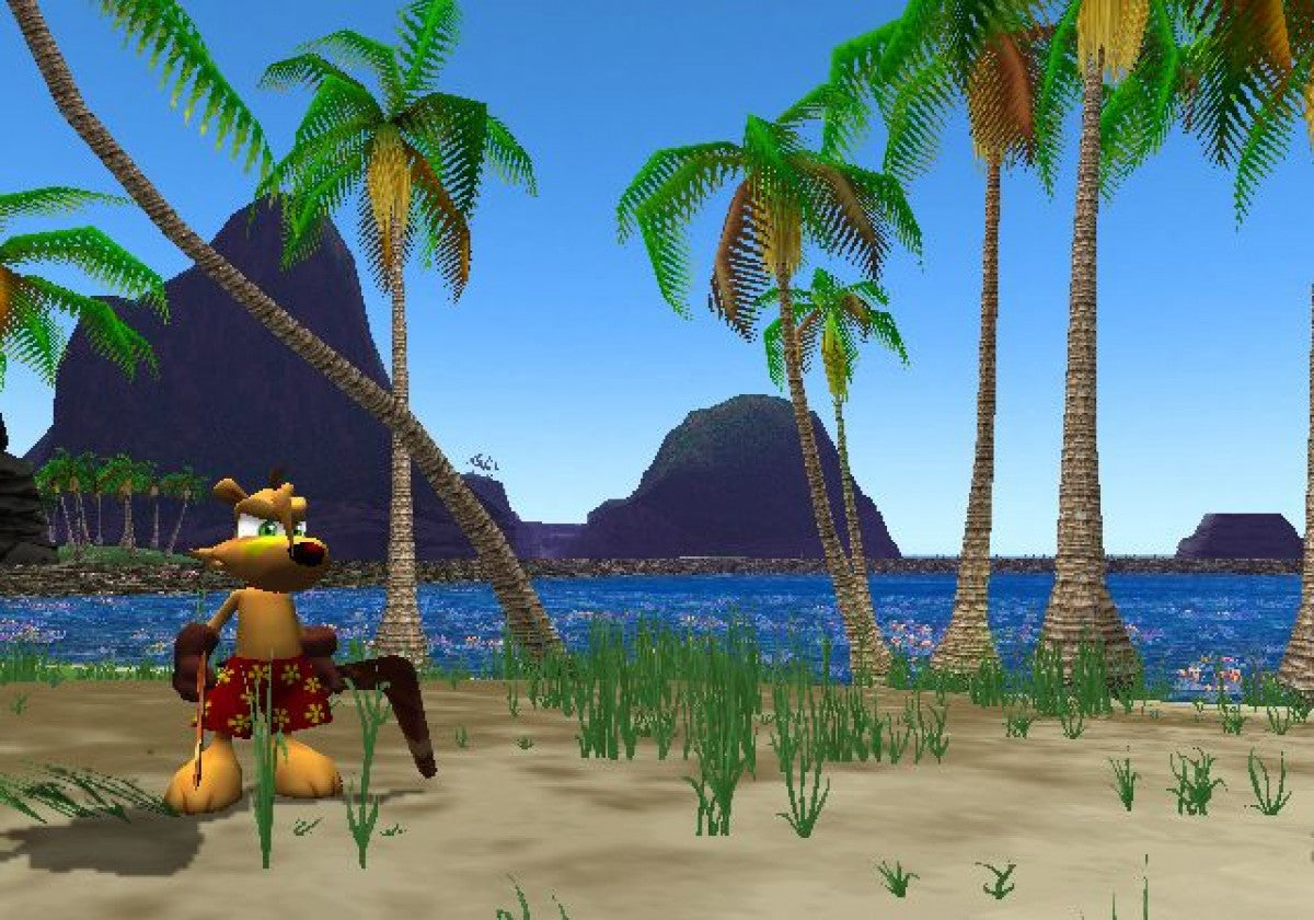 Ty the Tasmanian Tiger – PlayStation 2 (PS2) gameplay for the video game, 3D platformer genre