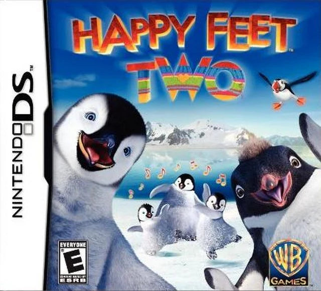 Happy Feet Two cover art for Nintendo DS (DS) musical rhythm adventure video game