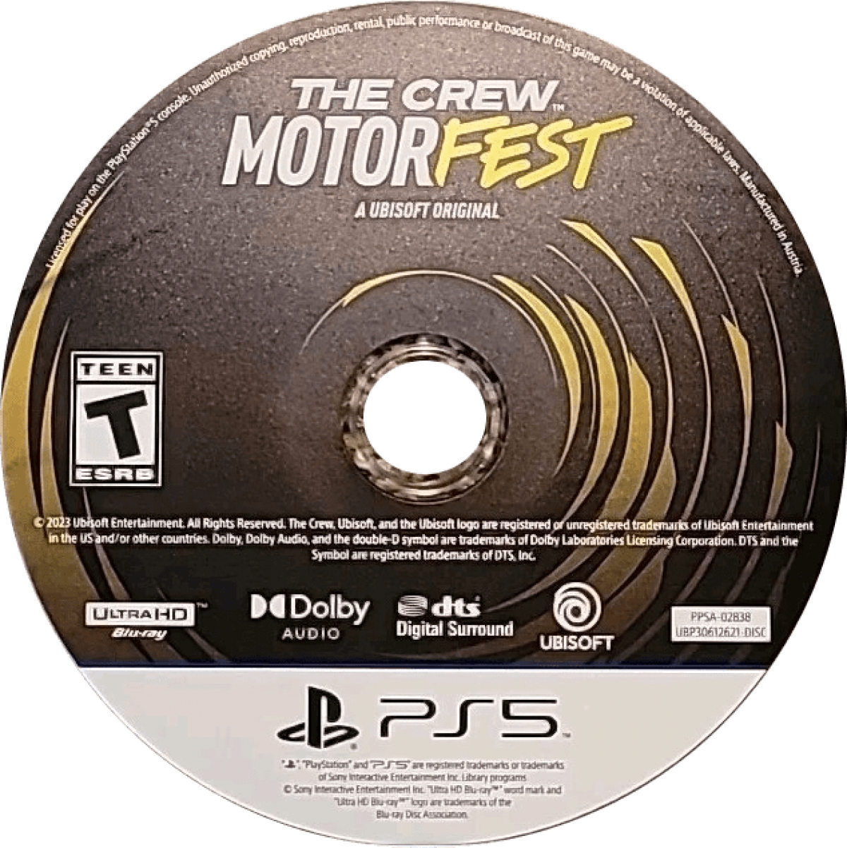 The Crew Motorfest PS5 game featuring open-world racing, high-speed arcade driving, and vibrant festival-style motorsport gameplay on PlayStation 5 disc