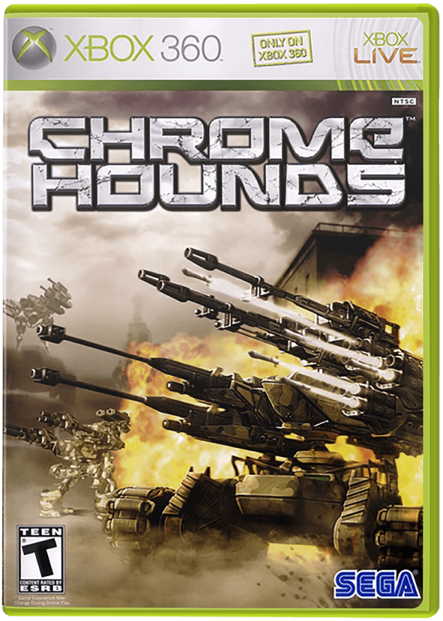 Chromehounds cover art for Xbox 360 (X360) mech combat video game
