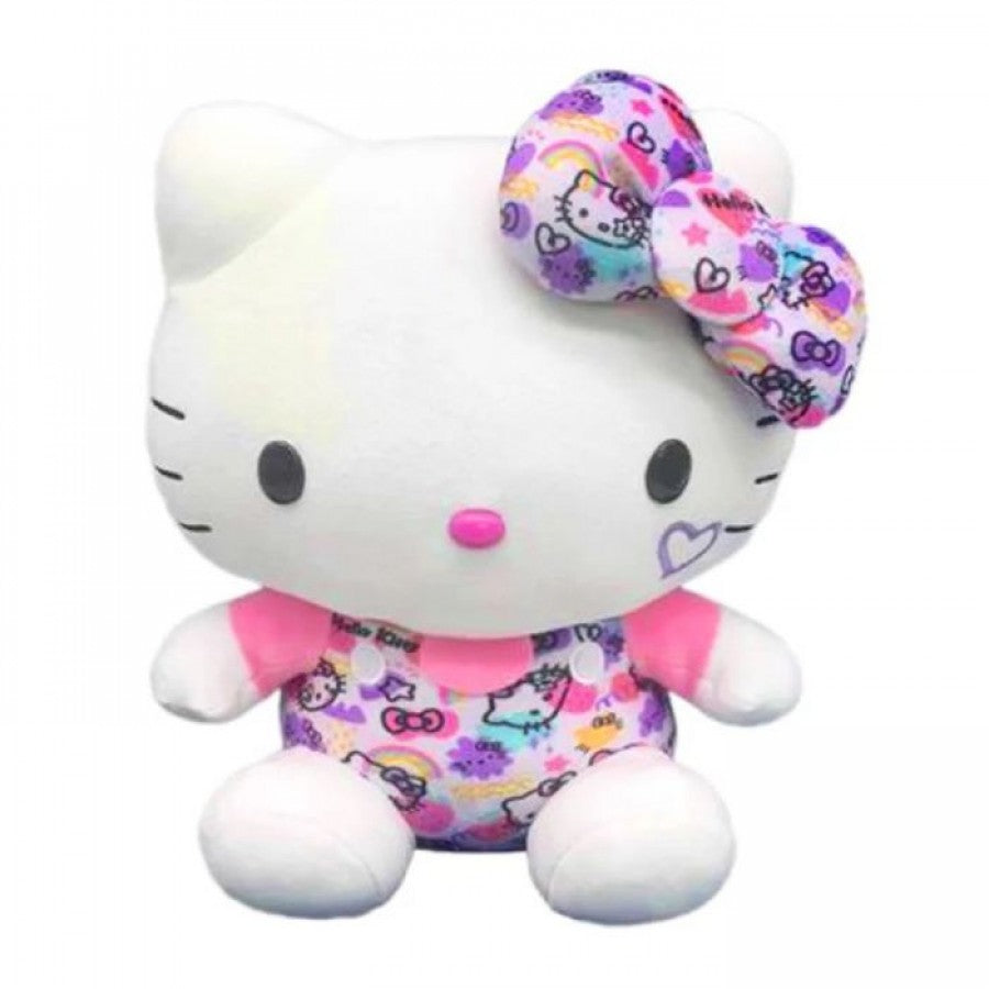 Hello Kitty Colorful Graffiti 12 Inch Plush collectible Sanrio character plush featuring Hello Kitty colorful graffiti inspired design vibrant artwork soft plush construction detailed styling 12 inch size huggable display collectible Sanrio merchandise and fan collection appeal