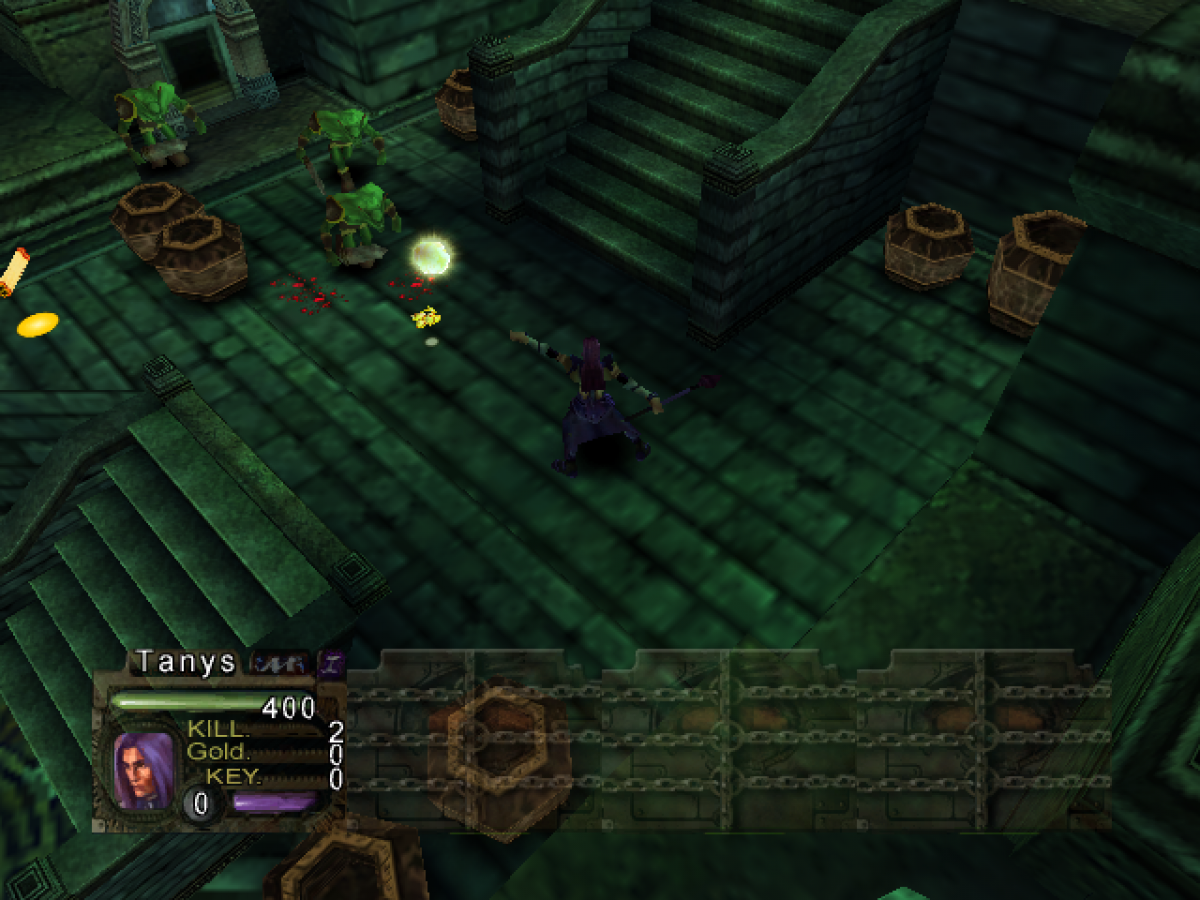 Black Stone Magic and Steel retro Xbox video game Black Stone fantasy hack and slash action adventure medieval combat magic dungeon crawling cooperative gameplay console title Xbox release gameplay