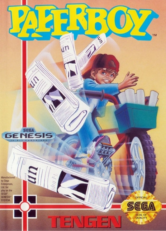 Paperboy cover art for Sega Genesis (GEN) video game