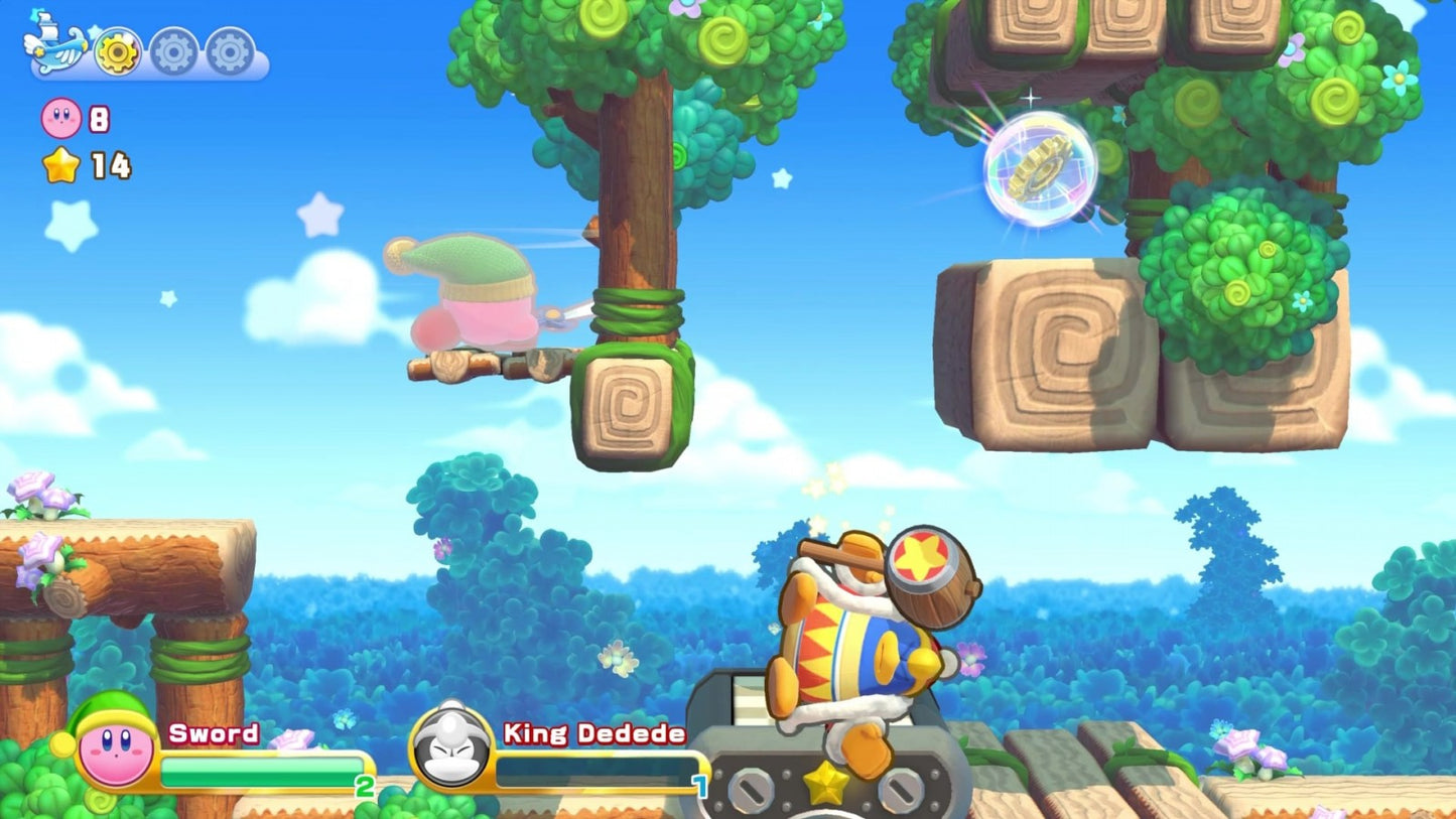 Kirbys Return to Dream Land Deluxe gameplay image for Nintendo Switch NS video game