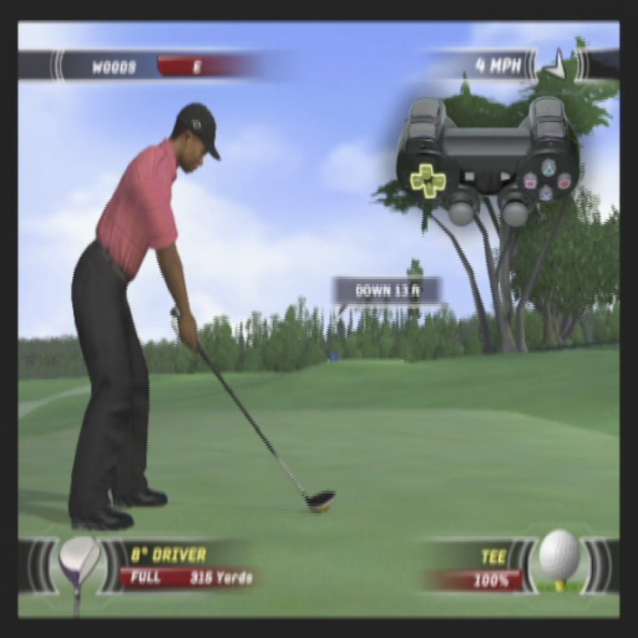 Tiger Woods PGA Tour 07 – PlayStation 2 (PS2) video game gameplay, golf sports simulation.