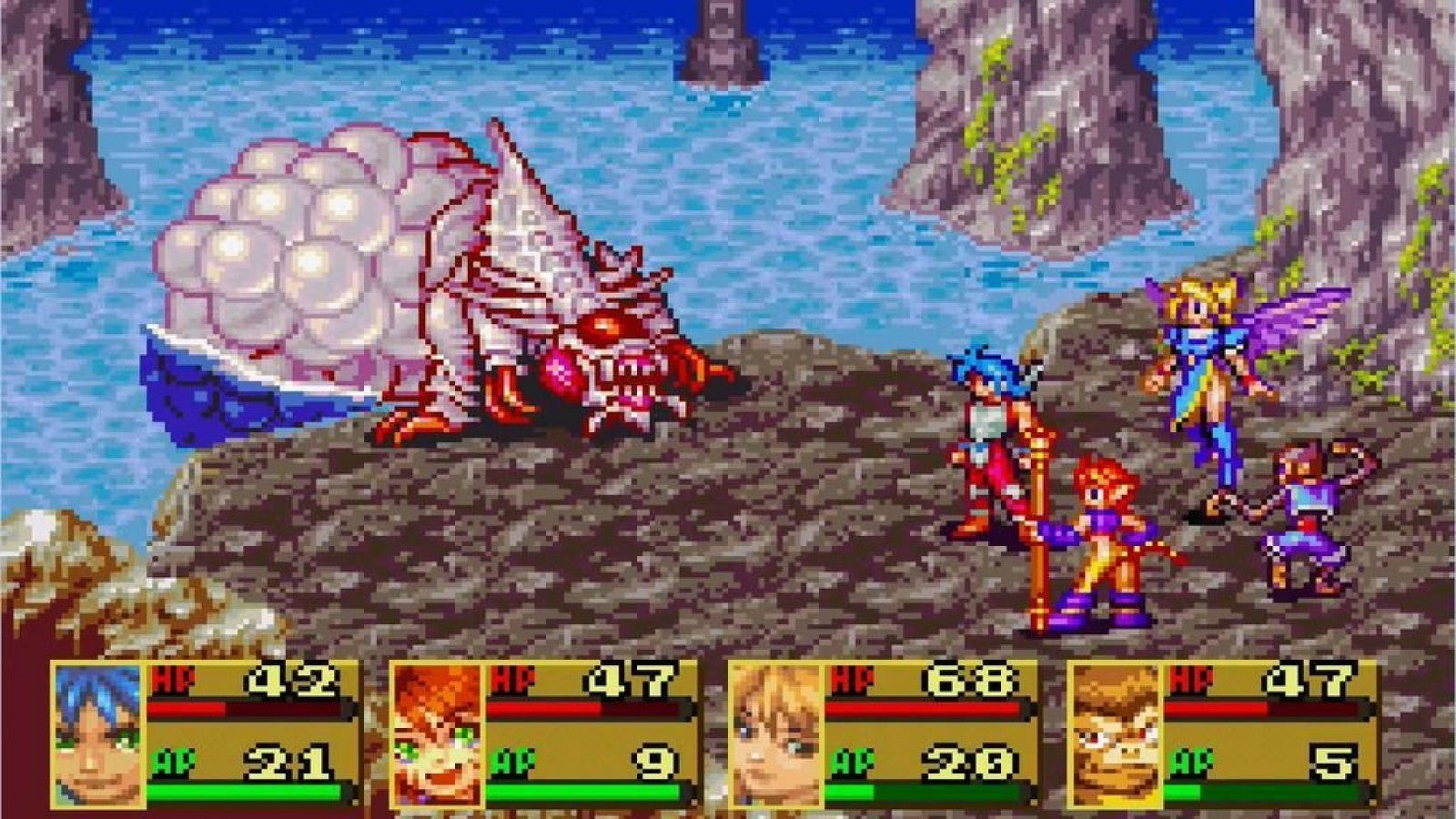 Breath of Fire II cartridge for the Game Boy Advance featuring classic turn based RPG gameplay with character fusion mechanics party based combat and a story driven fantasy adventure with enhanced translation and content gameplay