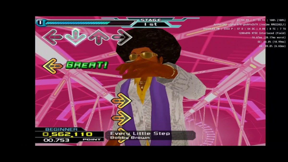 Dance Dance Revolution SuperNova 2 for PlayStation 2 with rhythm-based dance gameplay and music challenge theme gameplay
