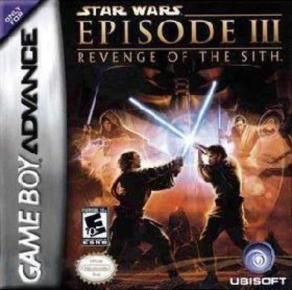 Star Wars Episode III: Revenge of the Sith cover art for Game Boy Advance (GBA) video game