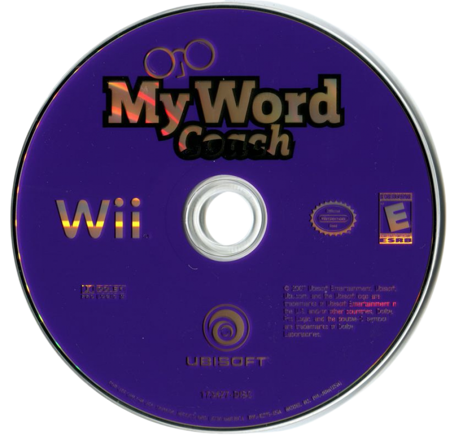 My Word Coach – Nintendo Wii (Wii) educational word puzzle training video game disc