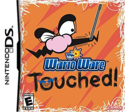 WarioWare: Touched! cover art for Nintendo DS (DS) party minigame video game