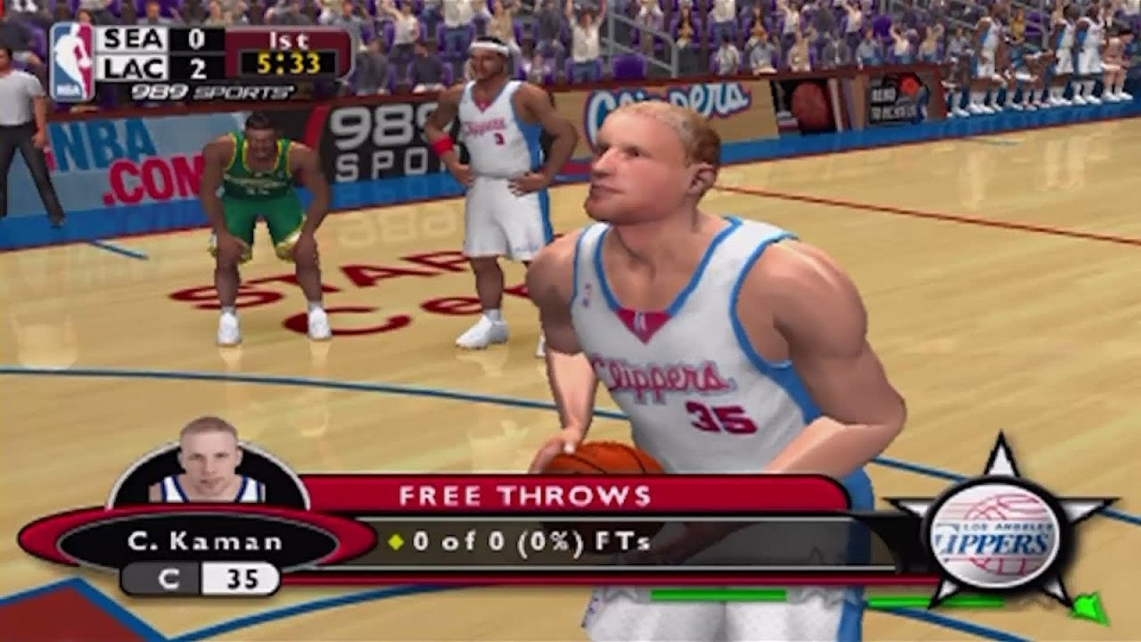 NBA ShootOut 2004 – PlayStation 2 (PS2) basketball sports video game gameplay