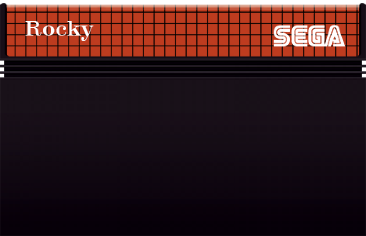 Rocky – Sega Master System (SMS) cartridge for boxing video game