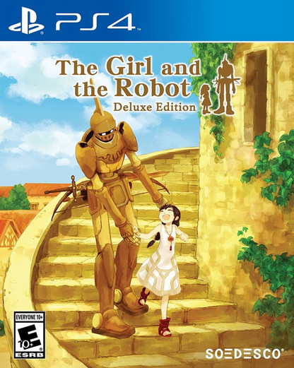 The Girl and the Robot Deluxe Edition for PS4 featuring enhanced gameplay, bonus content, and vibrant action-platformer visuals cover art