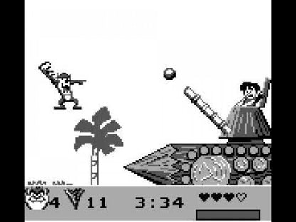 Taz-Mania Nintendo Game Boy GB for retro video game enthusiasts featuring side scrolling action platforming gameplay Looney Tunes inspired adventure Taz spin attacks colorful levels classic handheld gaming cartoon themed challenges and collectible gaming appeal gameplay