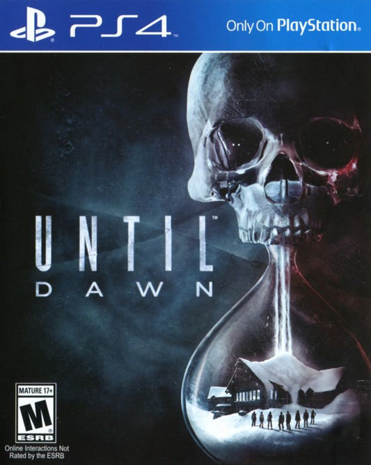 Until Dawn – PlayStation 4 (PS4) video game cover image, cinematic horror adventure game.