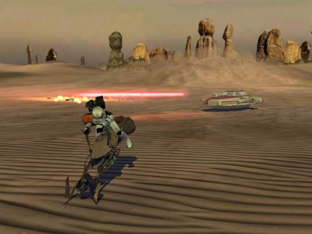 Star Wars Battlefront PS2 PlayStation 2 first person shooter third person shooter multiplayer galactic warfare action game retro video game gameplay Greatest Hits edition