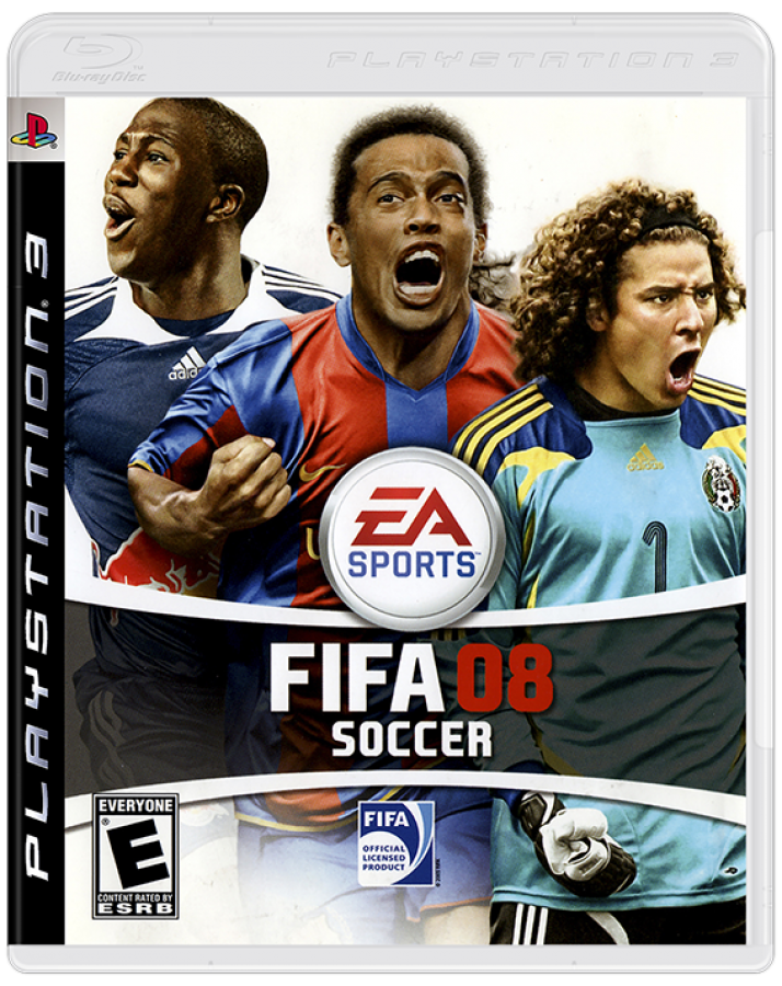 FIFA 08 cover art for PlayStation 3 (PS3) video game