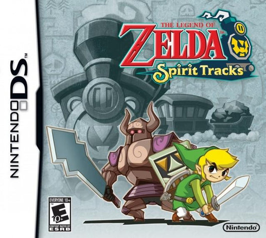 The Legend Of Zelda: Spirit Tracks cover art for Nintendo DS (DS) video game