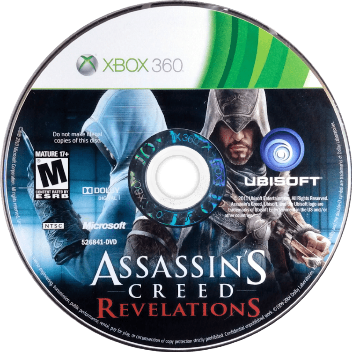 Assassin's Creed: Revelations [Signature Edition] disc for Xbox 360 (X360) action-adventure video game