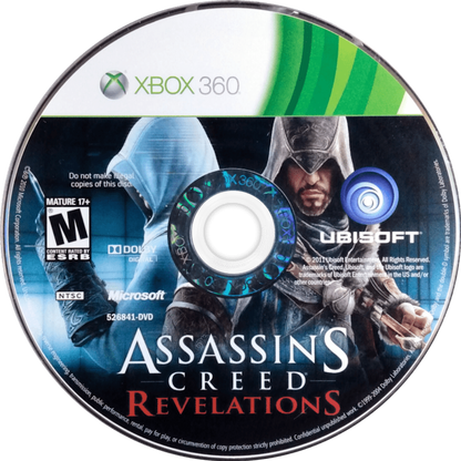 Assassin's Creed: Revelations [Signature Edition] disc for Xbox 360 (X360) action-adventure video game