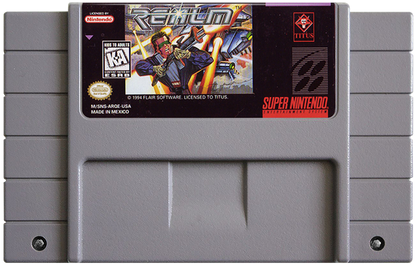 Realm cartridge for Super Nintendo Entertainment System (SNES) retro video game