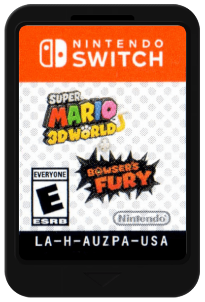 Super Mario 3D World plus Bowsers Fury cartidge for Nintendo Switch platformer game