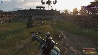 Mount & Blade II Bannerlord PlayStation 5 PS5 for action role playing strategy video game fans featuring massive medieval battles open world exploration army management kingdom building character progression diplomacy mounted combat siege warfare faction politics and immersive medieval sandbox gameplay collectible gaming appeal gameplay