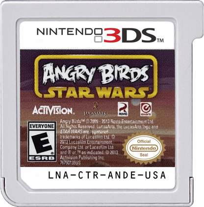 Angry Birds: Star Wars cartridge for Nintendo 3DS (3DS) puzzle action video game