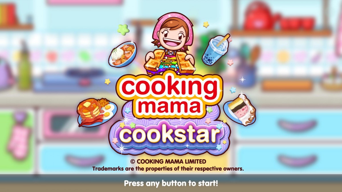 Cooking Mama Cookstar titlepage for Nintendo Switch NS video game