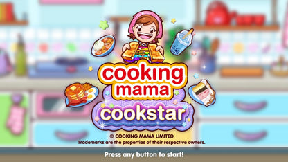 Cooking Mama Cookstar titlepage for Nintendo Switch NS video game
