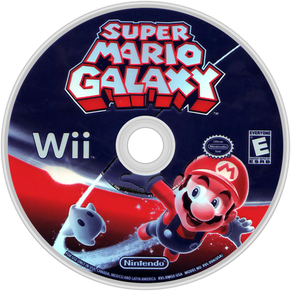 Super Mario Galaxy – Nintendo Wii (Wii) 3D platformer action-adventure video game disc