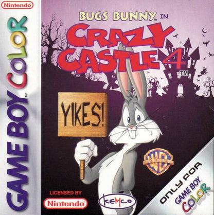 Bugs Bunny Crazy Castle 4 cover art for Game Boy Color GBC video game