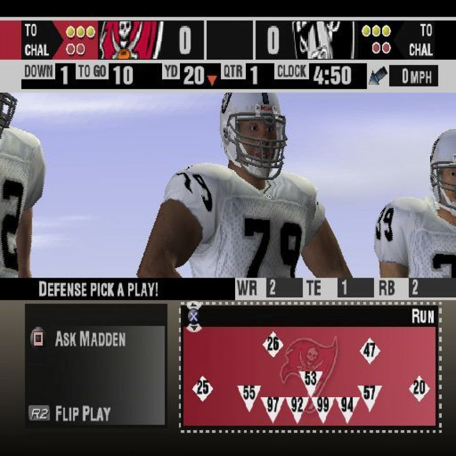 Madden NFL 2004 gameplay for PlayStation 2 (PS2) sports video game