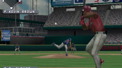 High Heat Baseball 2003 PS2 Sony PlayStation 2 baseball sports simulation game realistic pitching hitting mechanics MLB licensed teams season mode franchise gameplay deep baseball strategy gameplay 3DO sports title retro gaming PlayStation 2 software video game title gameplay
