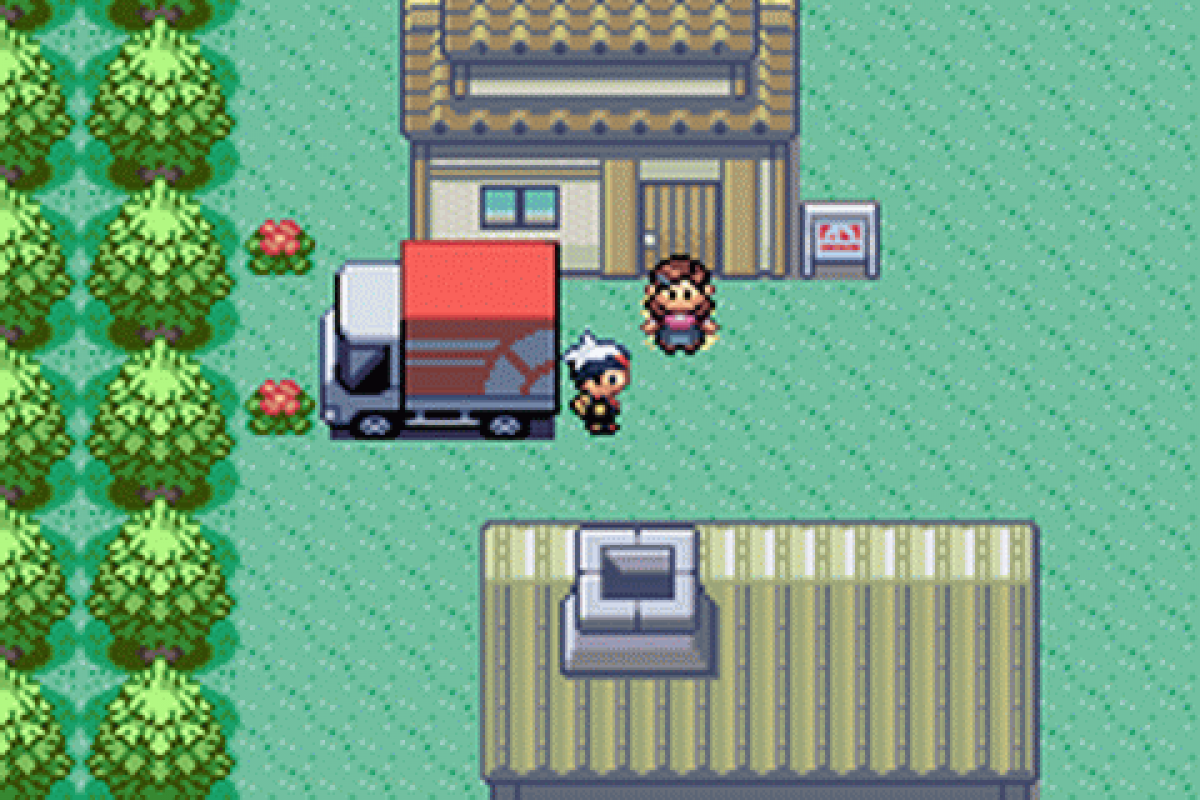 Pokemon Sapphire gameplay for Game Boy Advance (GBA) game only featuring classic turn-based RPG gameplay and Hoenn region adventure