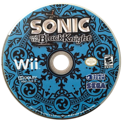 Sonic and the Black Knight – Nintendo Wii (Wii) action-adventure fantasy platformer video game disc