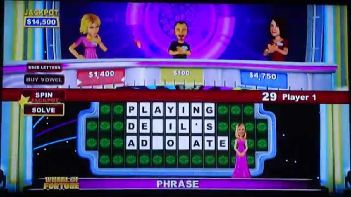 Wheel of Fortune gameplay art for Nintendo Wii U (WiiU) video game 