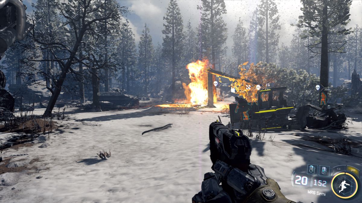 Call of Duty: Black Ops III gameplay for PlayStation 4 (PS4) first-person shooter video game