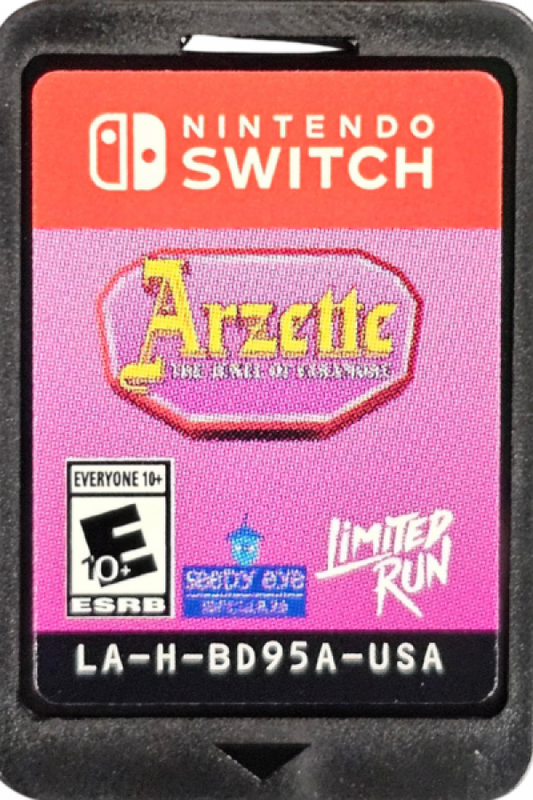 Arzette The Jewel of Faramore Nintendo Switch for action adventure video game fans featuring hand drawn animated visuals side scrolling platforming fantasy exploration puzzle solving memorable characters retro inspired gameplay magical kingdoms charming storytelling collectible gaming appeal game cartridge