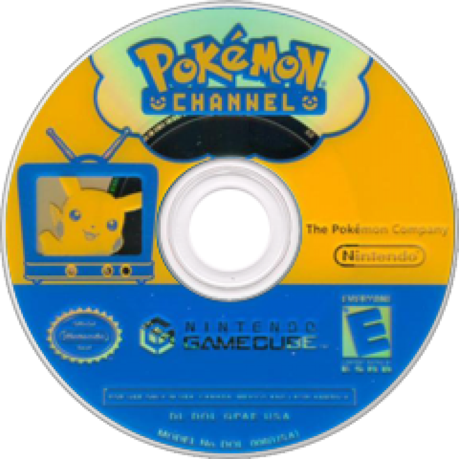 Pokemon Channel disc art for Nintendo GameCube (GC) video game