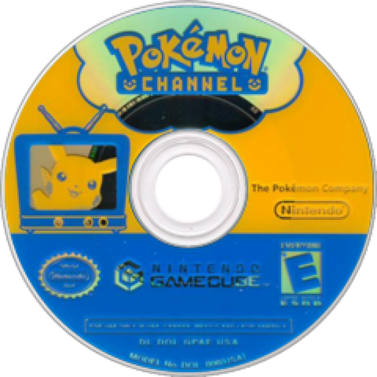 Pokemon Channel disc art for Nintendo GameCube (GC) video game