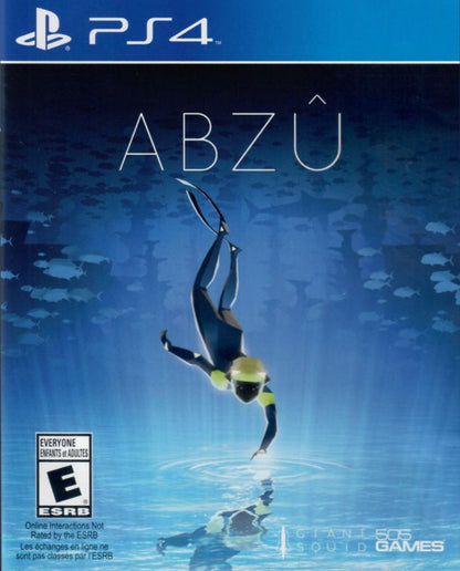 Abzû PS4 adventure exploration video game cover art.