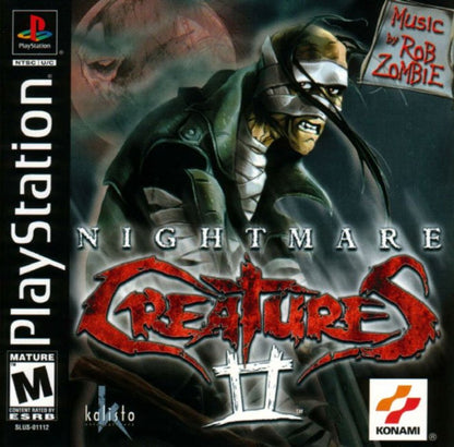 Nightmare Creatures II PS1 PlayStation 1 survival horror action game gothic monster combat dark fantasy third person adventure retro video game cover art