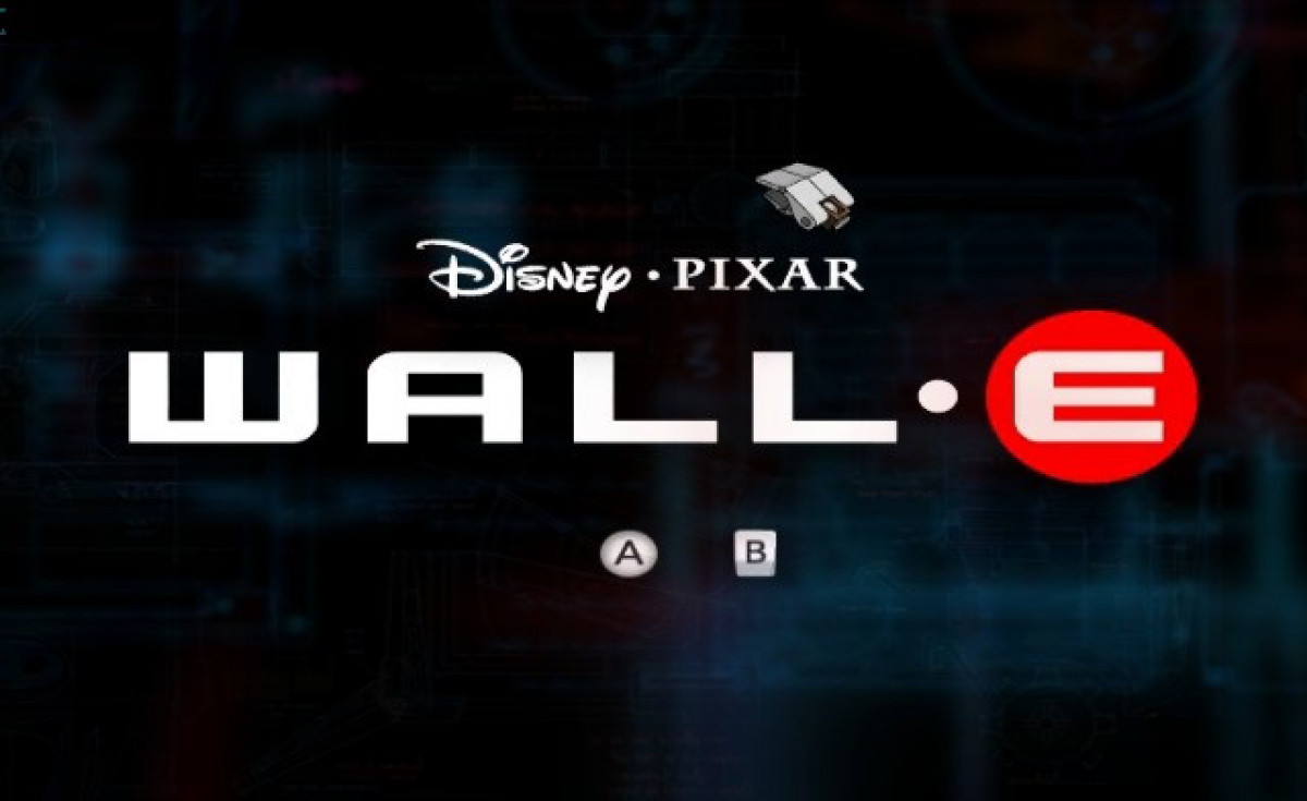 Disney Pixar Wall-E title screen art for Nintendo Wii (Wii) video game