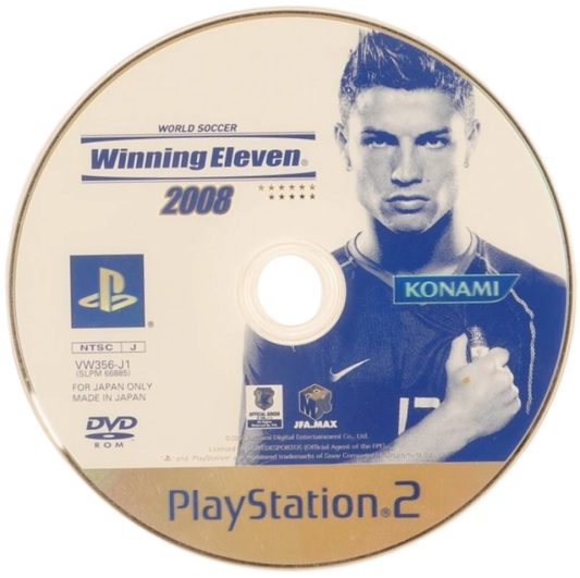 World Soccer: Winning Eleven 2008 [Import] – PlayStation 2 (PS2) video game disc, soccer.